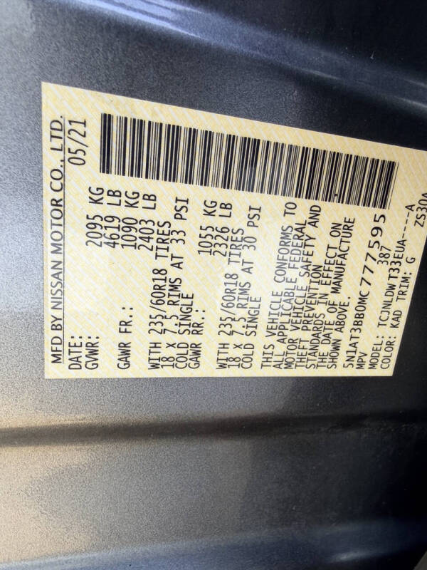 2021 Nissan Rogue SV