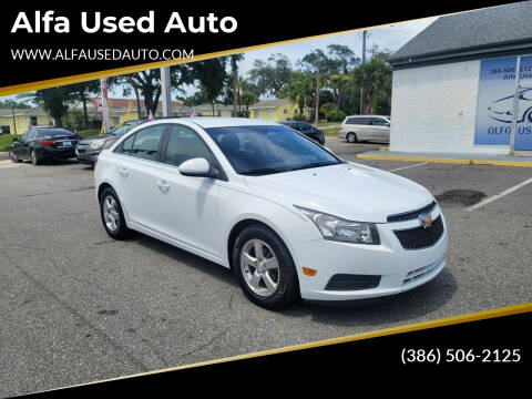 2013 Chevrolet Cruze for sale at Alfa Used Auto in Holly Hill FL
