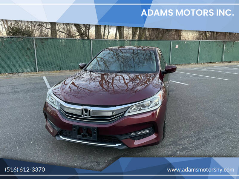 2016 Honda Accord for sale at Adams Motors INC. in Inwood NY