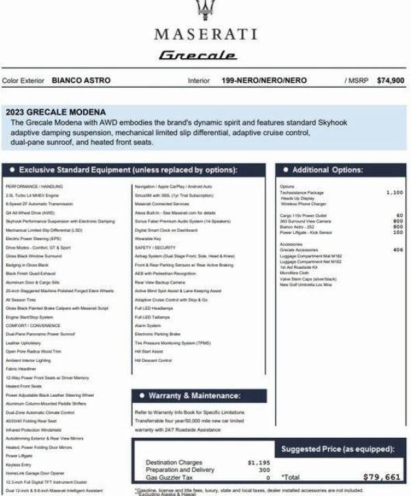 2023 Maserati Grecale Modena