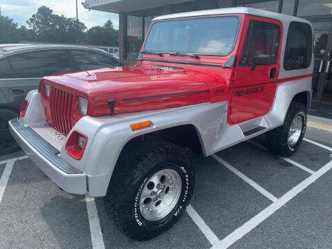 1991 Jeep Wrangler for sale at Greenville Motor Company in Greenville NC