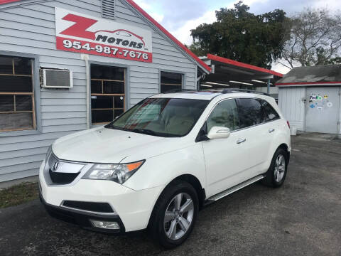 2012 Acura MDX for sale at Z Motors in North Lauderdale FL