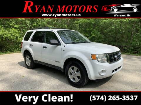 2008 Ford Escape for sale at Ryan Motors LLC in Warsaw IN