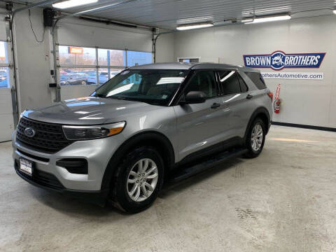 2020 Ford Explorer for sale at Brown Brothers Automotive Sales And Service LLC in Hudson Falls NY