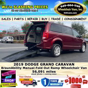 2019 Dodge Grand Caravan for sale at Wheelchair Vans Inc in Laguna Hills CA