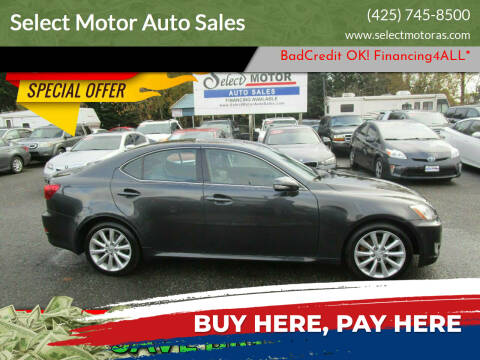 2009 Lexus IS 250 for sale at Select Motor Auto Sales in Lynnwood WA