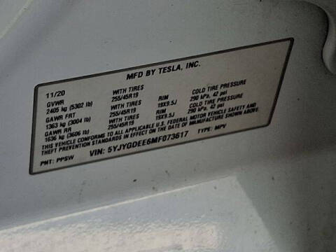 2021 Tesla Model Y Long Range