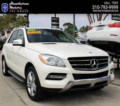 2013 Mercedes-Benz M-Class for sale at Hawthorne Motors Pre-Owned in Lawndale CA
