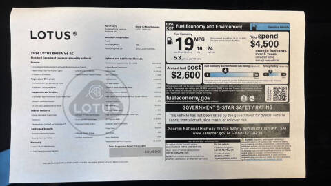 2026 Lotus Emira