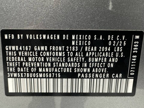 2025 Volkswagen Jetta S