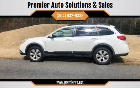 2011 Subaru Outback for sale at Premier Auto Solutions & Sales in Quinton VA