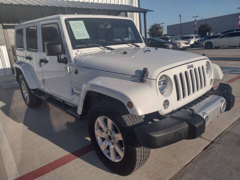 2015 Jeep Wrangler Unlimited for sale at JAVY AUTO SALES in Houston TX