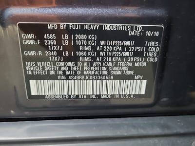 2011 Subaru Outback 2.5i Limited