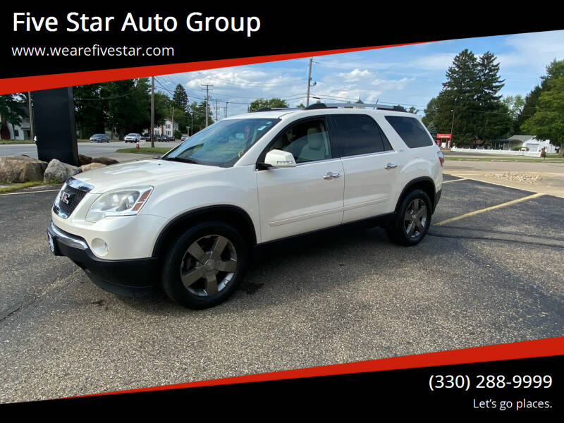 2011 GMC Acadia for sale at Five Star Auto Group in North Canton OH