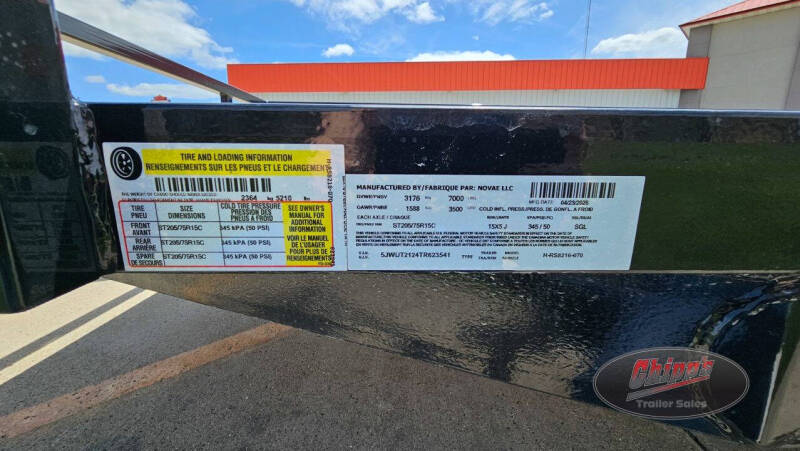 2026 H&H Trailers 82x16 Rail Side