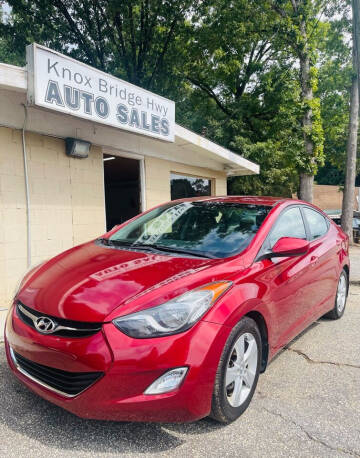 2013 Hyundai Elantra for sale at Knox Bridge Hwy Auto Sales in Canton GA