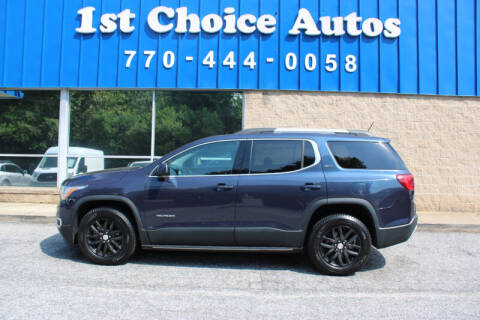 2018 GMC Acadia for sale at Southern Auto Solutions - 1st Choice Autos in Marietta GA
