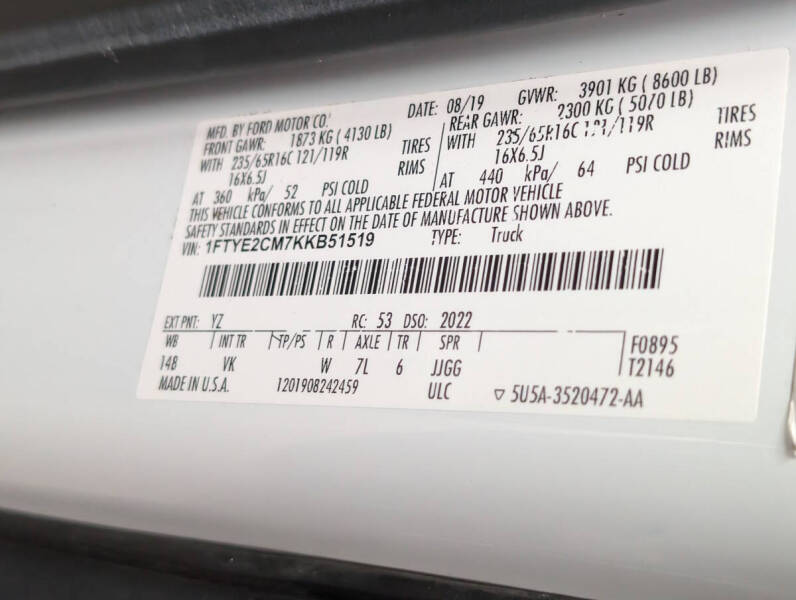 2019 Ford Transit 150