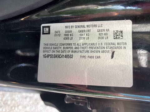 2012 Buick Verano Leather Group