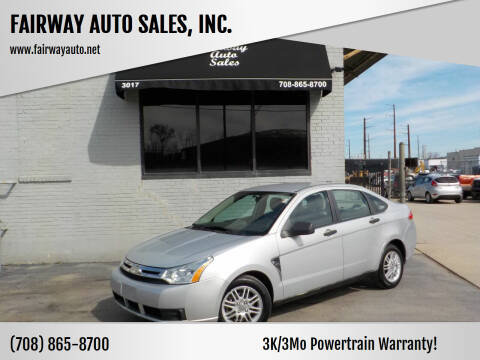 2008 Ford Focus for sale at FAIRWAY AUTO SALES, INC. in Melrose Park IL