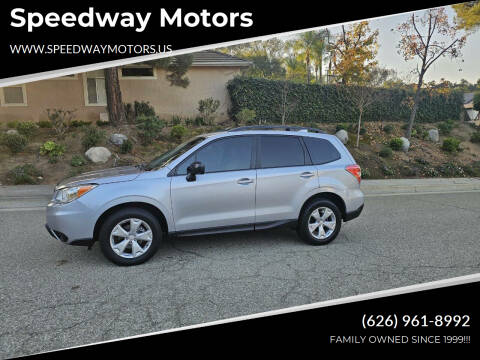 2016 Subaru Forester for sale at Speedway Motors in Glendora CA
