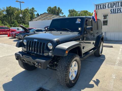 2017 Jeep Wrangler Unlimited for sale at Texas Capital Motor Group in Humble TX