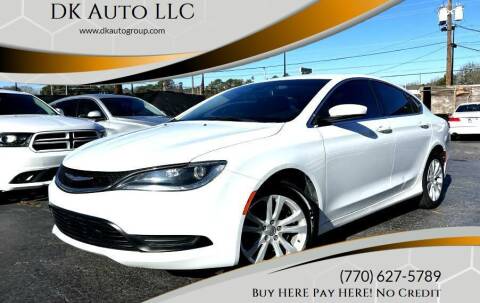 2016 Chrysler 200 for sale at DK Auto LLC in Stone Mountain GA