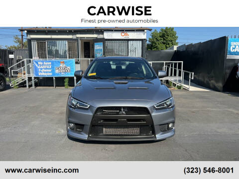 2013 Mitsubishi Lancer Evolution for sale at CARWISE in Los Angeles CA