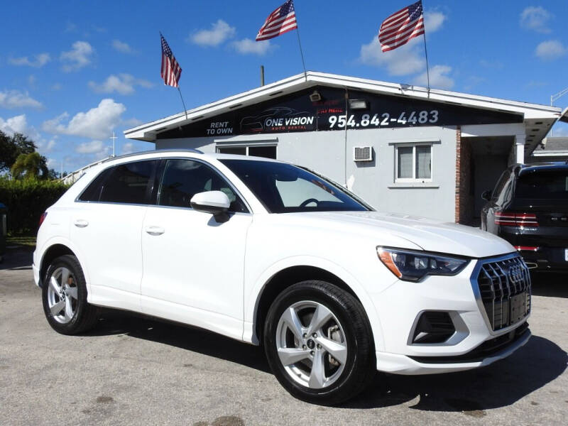 2021 Audi Q3 for sale at One Vision Auto in Hollywood FL