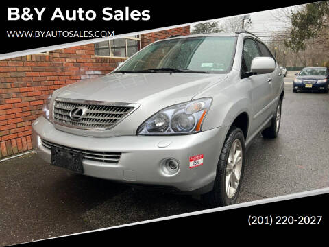 2008 Lexus RX 400h for sale at B&Y Auto Sales in Hasbrouck Heights NJ