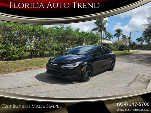 2015 Chrysler 200 for sale at Florida Auto Trend in Plantation FL