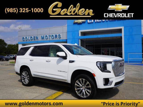 2021 GMC Yukon for sale at GOLDEN MOTORS in Cut Off LA