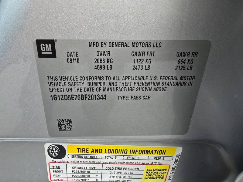 2011 Chevrolet Malibu LT