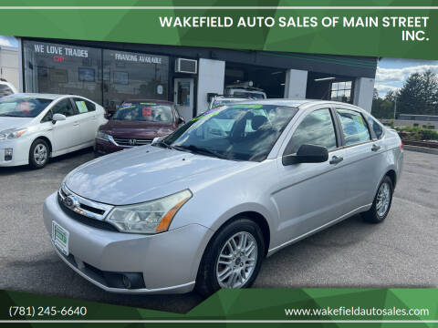 2011 Ford Focus for sale at Wakefield Auto Sales of Main Street Inc. in Wakefield MA