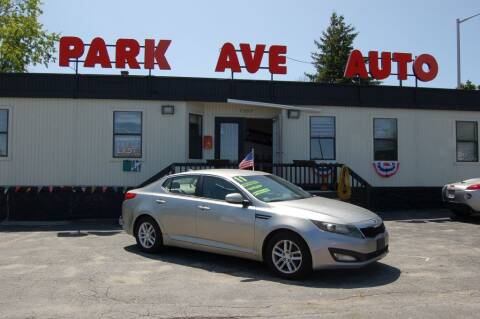 2012 Kia Optima for sale at Park Ave Auto Inc. in Worcester MA