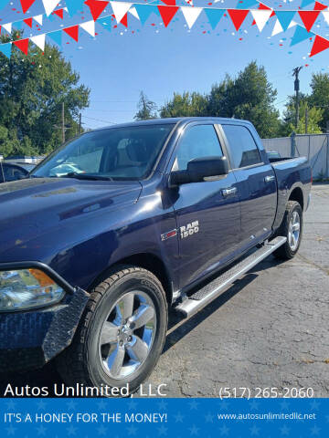 2015 RAM 1500 for sale at Autos Unlimited, LLC in Adrian MI