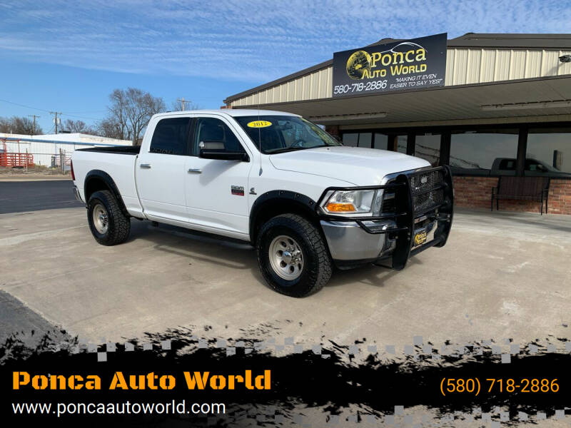 2012 RAM Ram Pickup 2500 for sale at Ponca Auto World in Ponca City OK