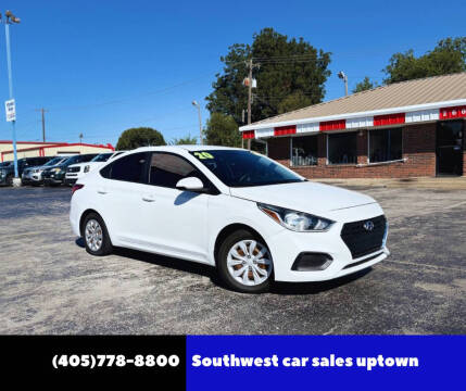 2020 Hyundai Accent for sale at Southwest Car Sales Uptown in Oklahoma City OK