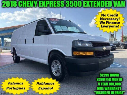 2018 Chevrolet Express for sale at D&D Auto Sales, LLC in Rowley MA