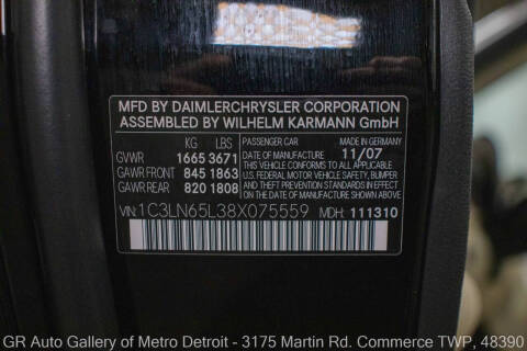 2008 Chrysler Crossfire Limited