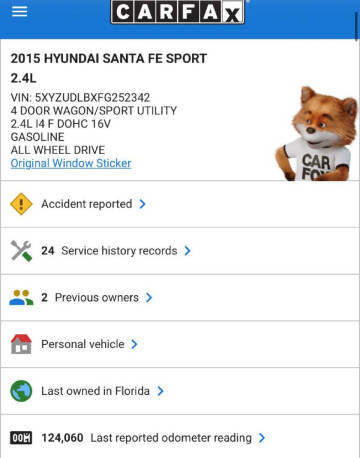 2015 Hyundai Santa Fe Sport 2.4L