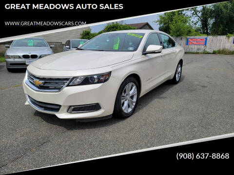 2014 Chevrolet Impala for sale at GREAT MEADOWS AUTO SALES in Great Meadows NJ