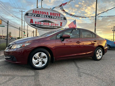 2014 Honda Civic for sale at Arizona Drive LLC in Tucson AZ