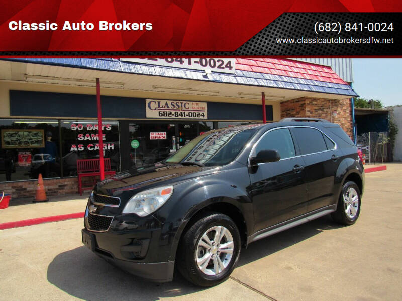 2012 Chevrolet Equinox for sale at Classic Auto Brokers in Haltom City TX