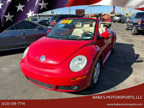 2006 Volkswagen New Beetle Convertible for sale at Baba's Motorsports, LLC in Phoenix AZ