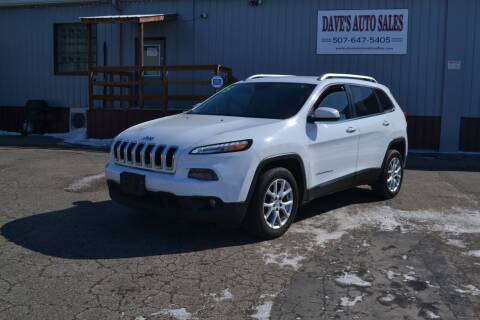 2015 Jeep Cherokee for sale at Dave's Auto Sales in Winthrop MN