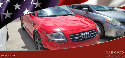 2005 Audi TT for sale at Classic Auto in Greeley CO