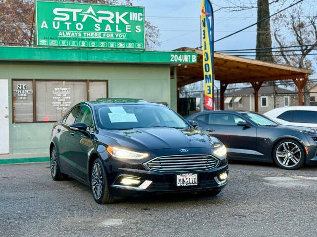 2017 Ford Fusion for sale at STARK AUTO SALES INC in Modesto, CA