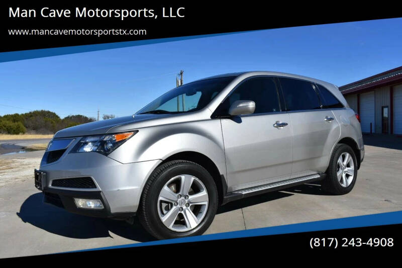 2010 Acura MDX for sale at Man Cave Motorsports, LLC in Granbury TX