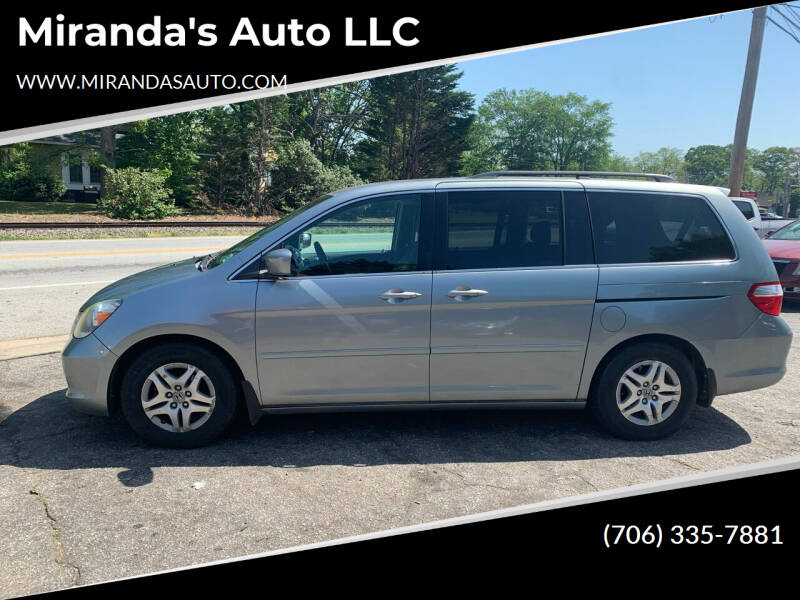 2007 Honda Odyssey for sale at Miranda's Auto LLC in Commerce GA